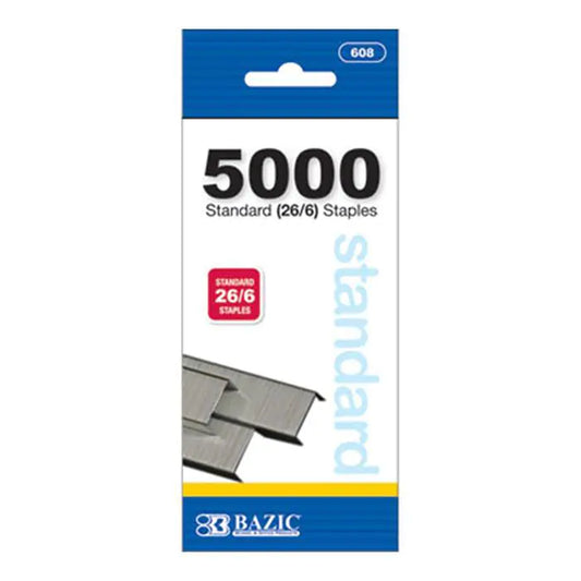5000 Ct. Standard (26/6) Staples