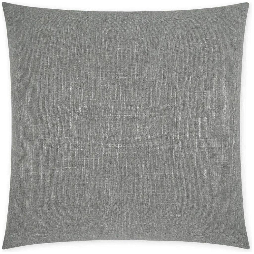 Lena Grey Beach Solid Grey Large Throw Pillow Insert