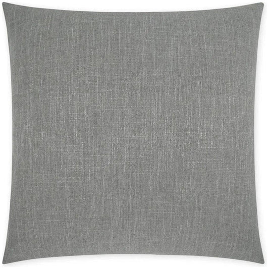 Lena Grey Beach Solid Grey Large Throw Pillow Insert