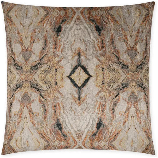 Leonna az Glam Brown Copper Large Throw Pillow Insert