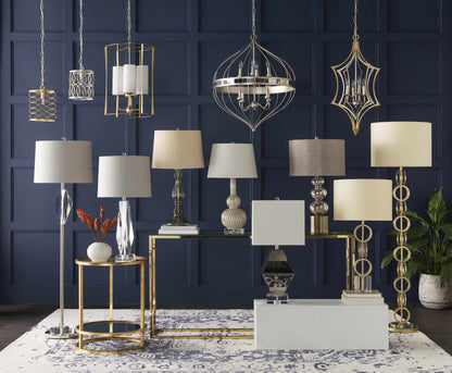 Zell Gold Crystal Table Lamp - Clearance