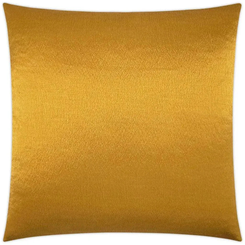 Lumis Gold Solid Gold Large Throw Pillow Insert