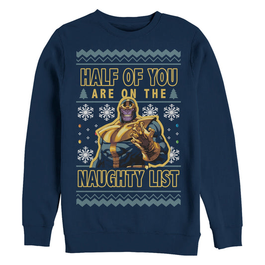Men's Marvel Thanos Ugly Sweater Sweatshirt
