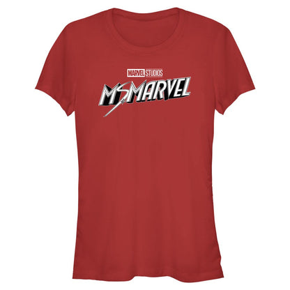 Junior's Marvel Black and White T-Shirt
