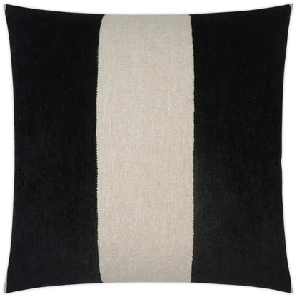 Magritte Band / Ribbon Black Large Throw Pillow Insert