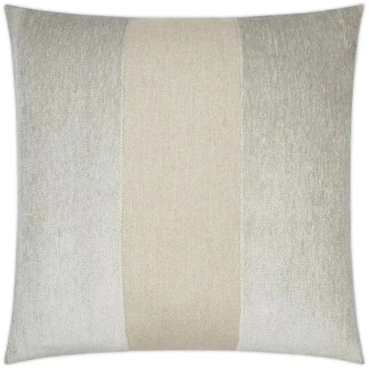 Magritte Pearl Ribbon Silver Large Throw Pillow Insert