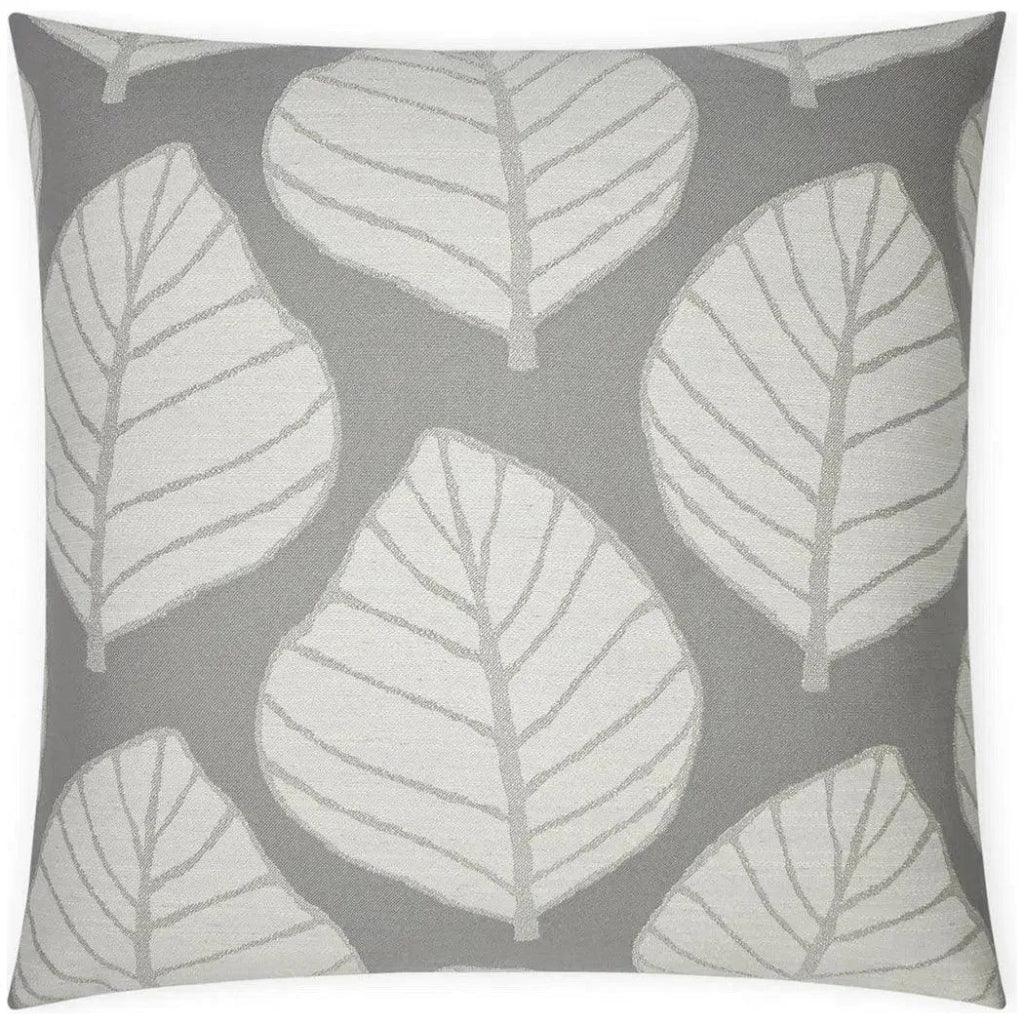 Mamie Floral Grey Large Throw Pillow Insert