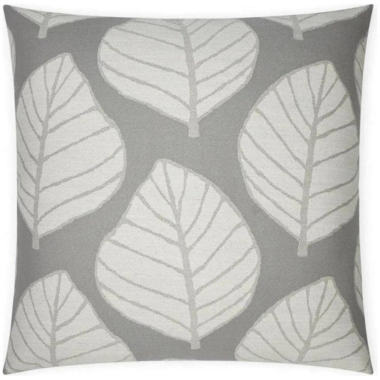 Mamie Floral Grey Large Throw Pillow Insert