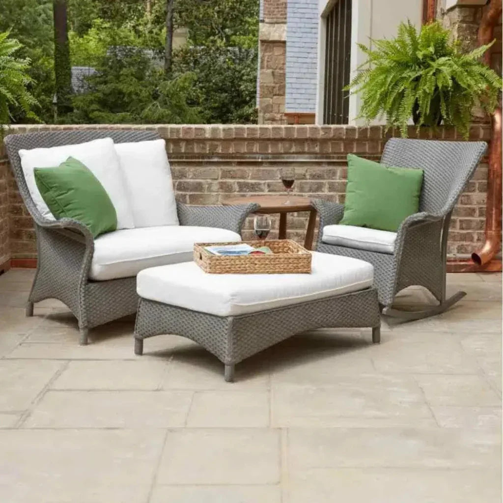 Mandalay Large Ottoman Premium Wicker Furniture