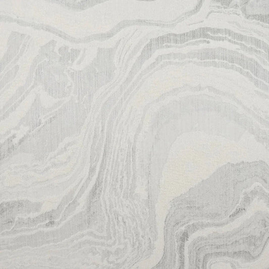 Manon Silver Abstract Glam Silver Large Throw Pillow