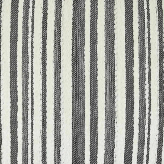 Marisol Charcoal Stripes Grey Large Throw Pillow Insert