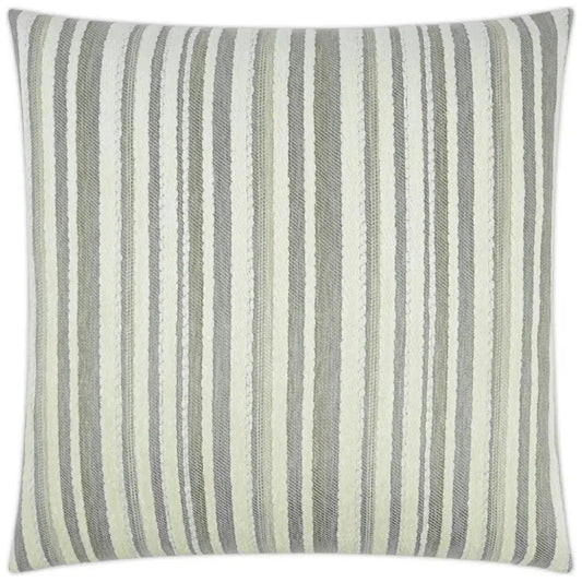 Marisol Taupe Stripes Taupe Large Throw Pillow Insert