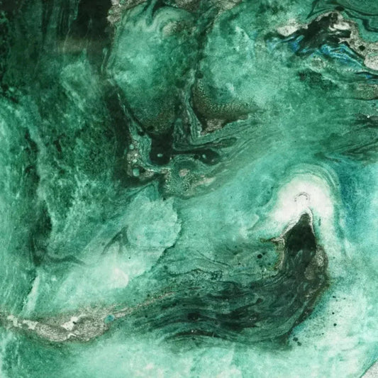 Massa Malachite Green Teal Large Throw Pillow Insert