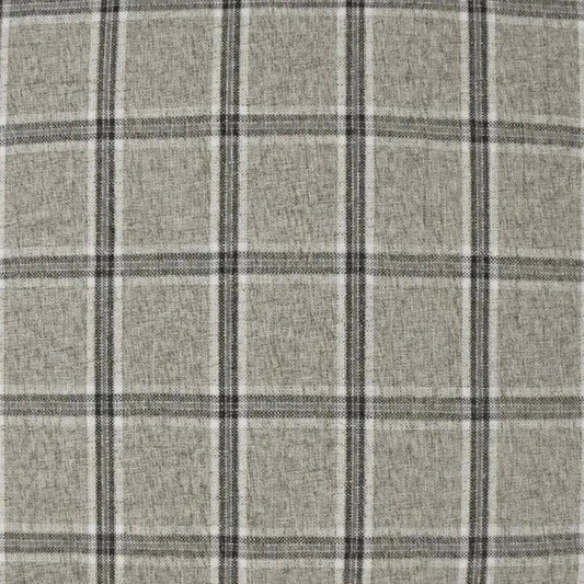 Mayfair Zinc Plaid Check Grey Large Throw Pillow Insert