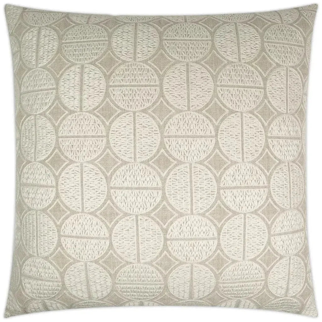 Medallions Oyster Dots Global Large Throw Pillow Insert