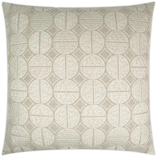 Medallions Oyster Dots Global Large Throw Pillow Insert