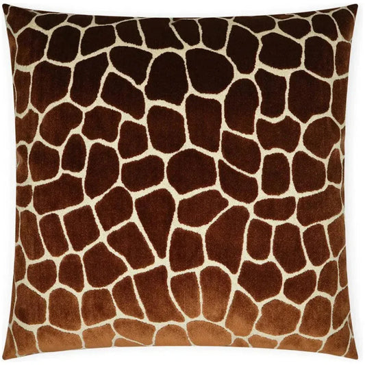 Melman Rust Animal Copper Large Throw Pillow Insert