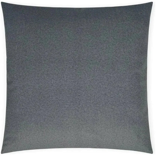 Merino Flannel Solid Grey Large Throw Pillow Insert