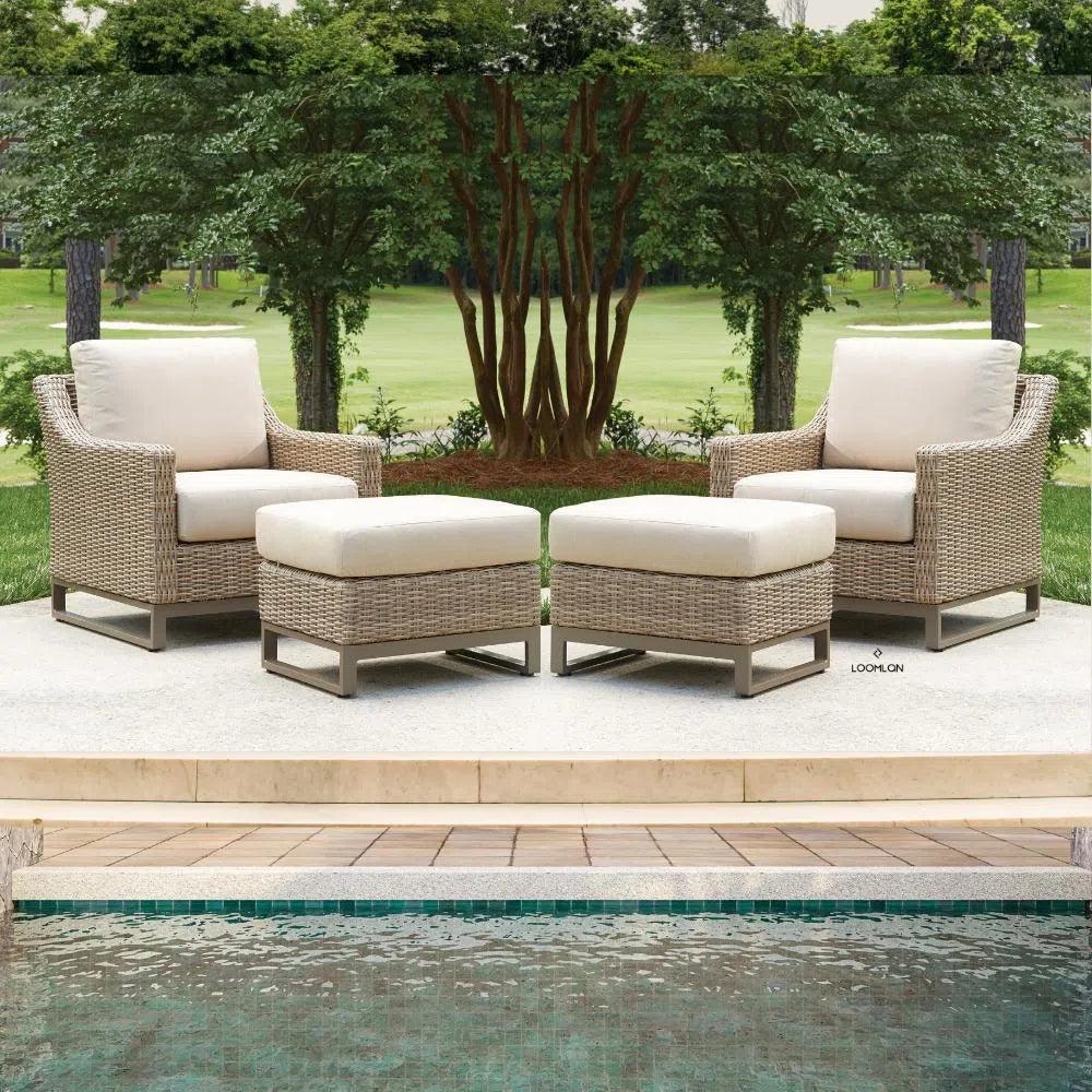 Milan Outdoor Replacement Cushion For Lounge Chair