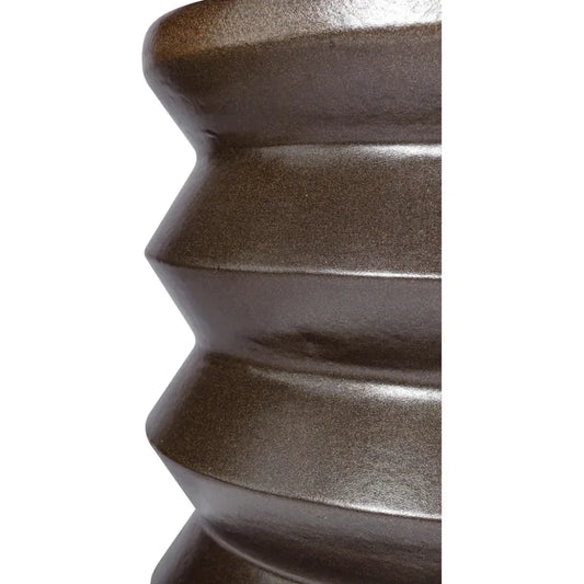 Mirage Accent Table - Pyrite Brown Outdoor End Table