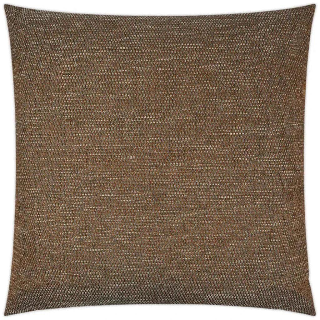 Mirante Rust Solid Brown Large Throw Pillow Insert