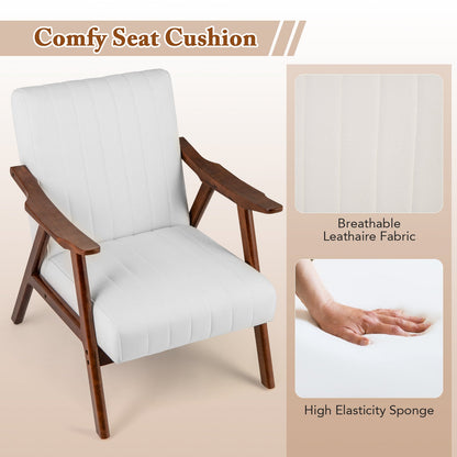 Modern Accent Chair Leisure Armchair with Felt Pads