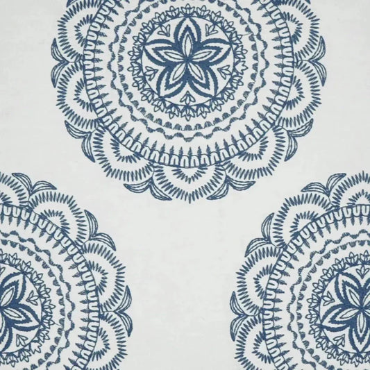 Mondelo Navy Floral Navy Large Throw Pillow Insert