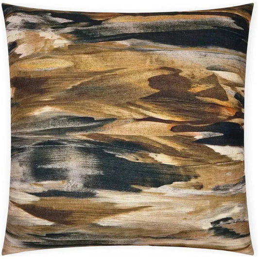 Montreux Abstract Brown Large Throw Pillow Insert
