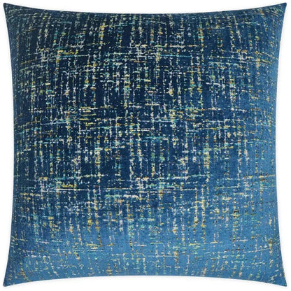 Moonstruck Blue Abstract Blue Large Throw Pillow Insert