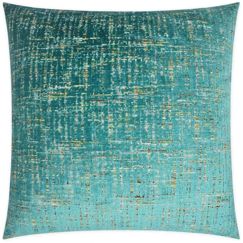 Moonstruck Peacock Teal Large Throw Pillow Insert