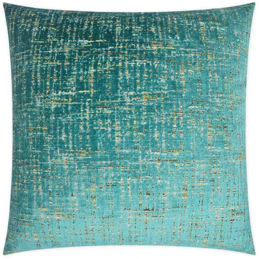 Moonstruck Peacock Teal Large Throw Pillow Insert