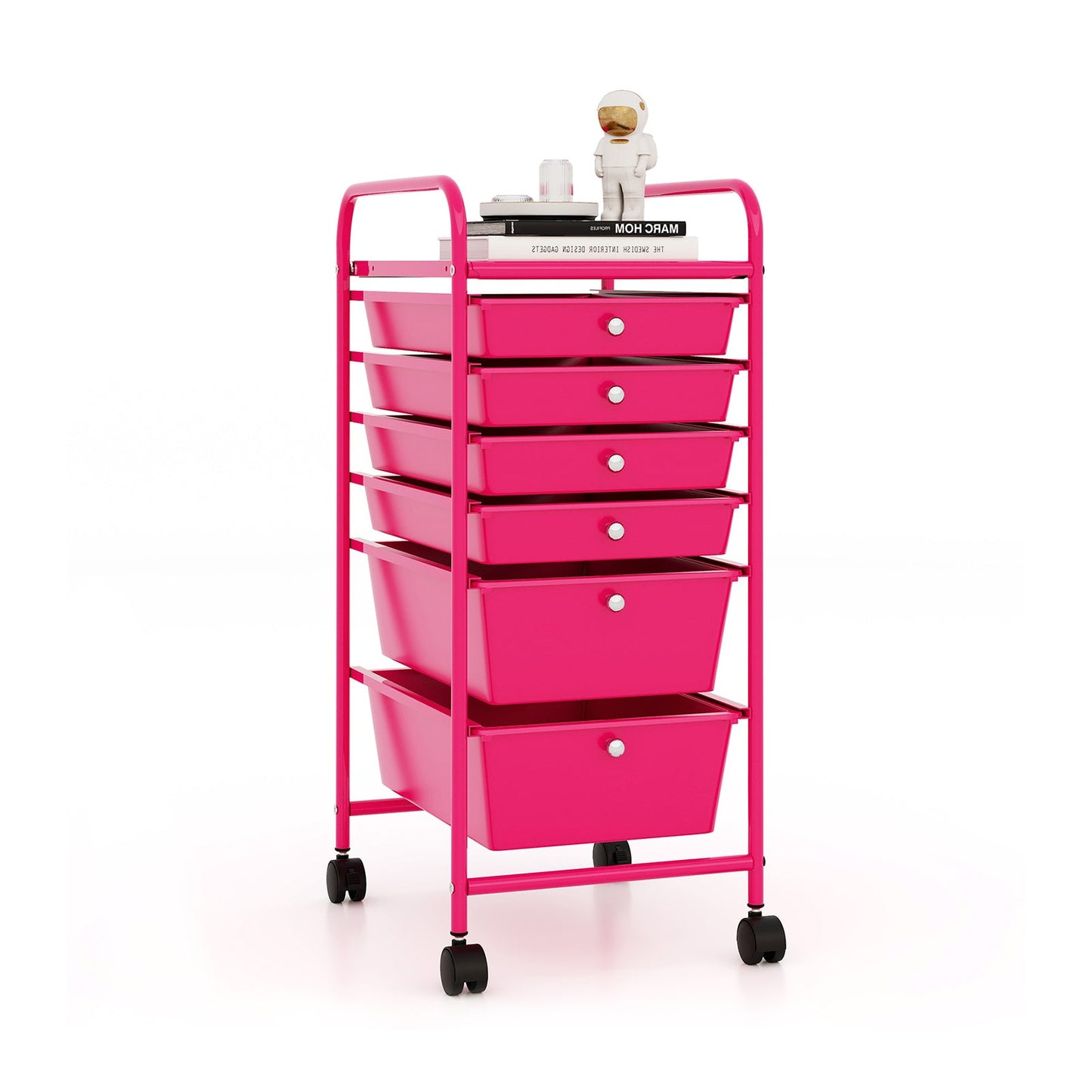 6 Drawers Rolling Storage Cart Organizer