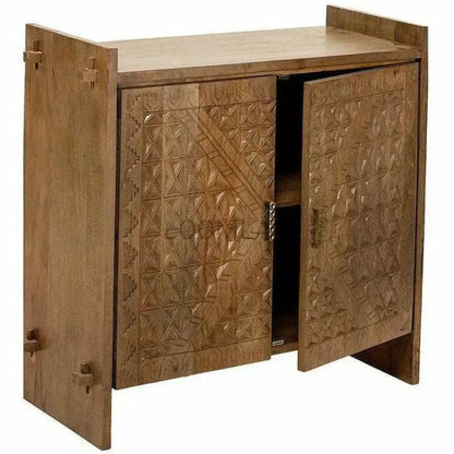 Navira Carve Wooden Storage Cabinet