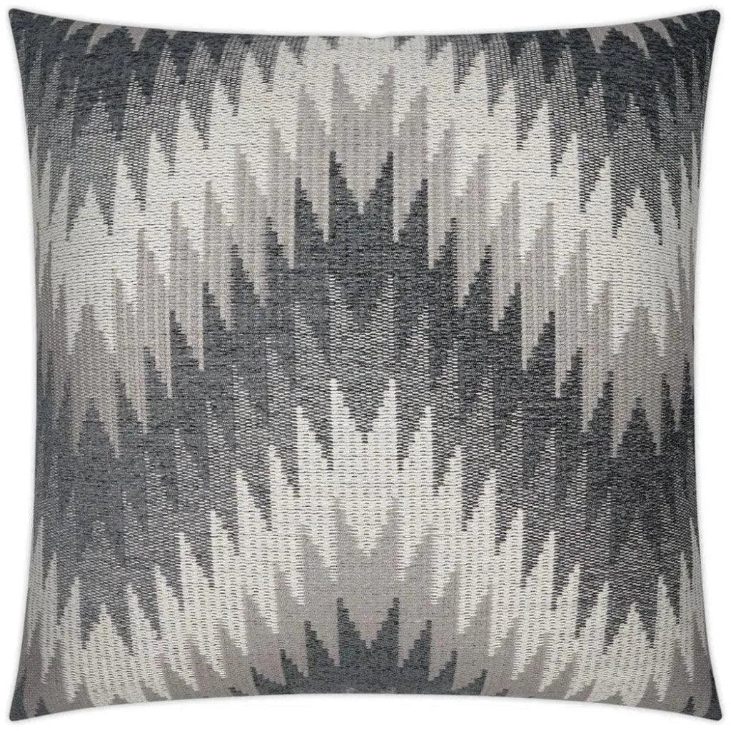 Nigel Stone Chevron Grey Large Throw Pillow Insert