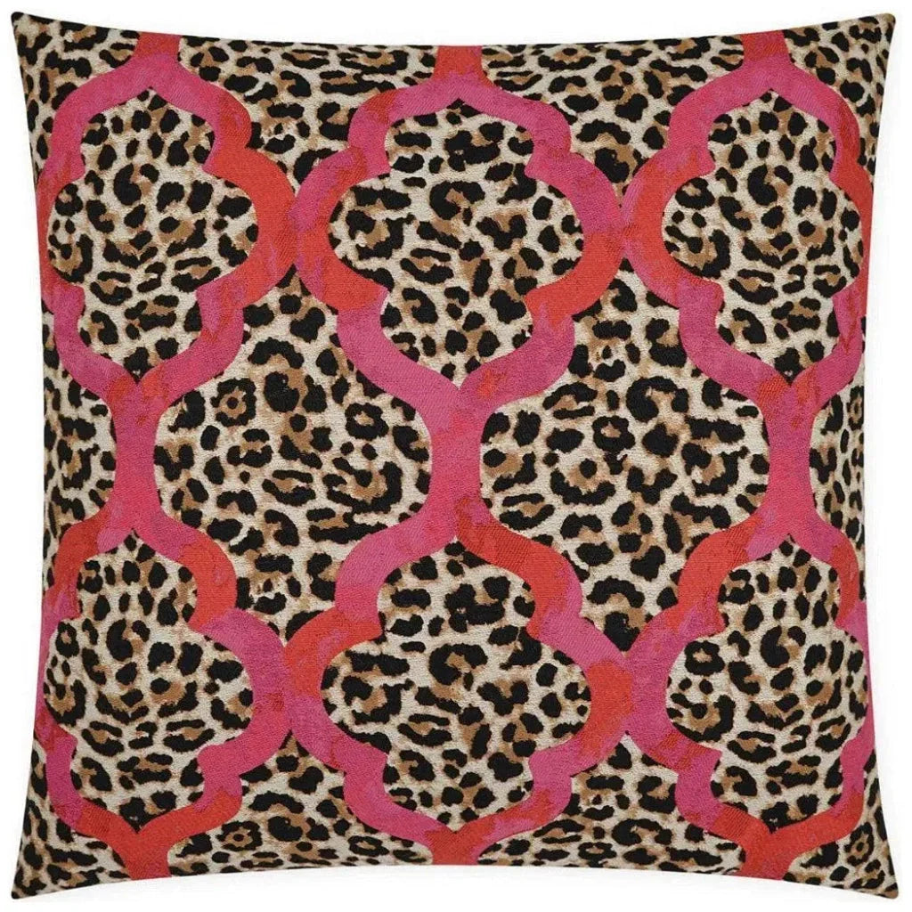 Obsessed Animal Fuchsia Large Throw Pillow Insert