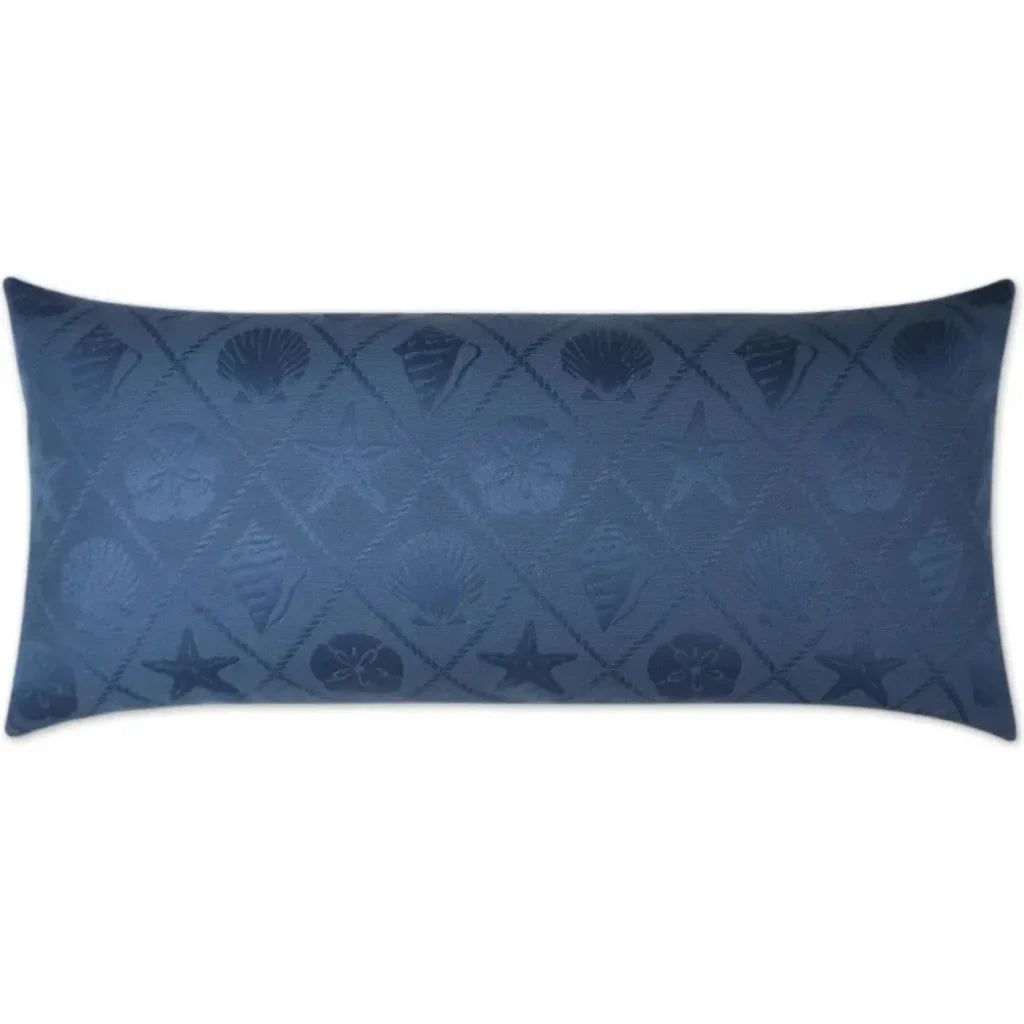 Outdoor Shell Trellis Lumbar Pillow