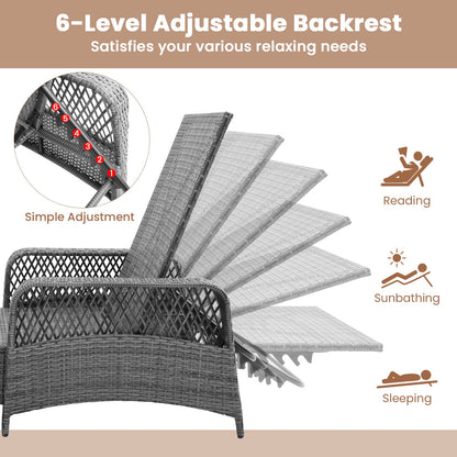 Outdoor Chaise Lounge Chair
