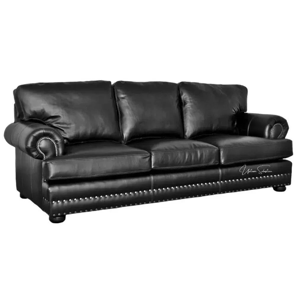 Panorama - Southwestern Custom Made Leather Sofa