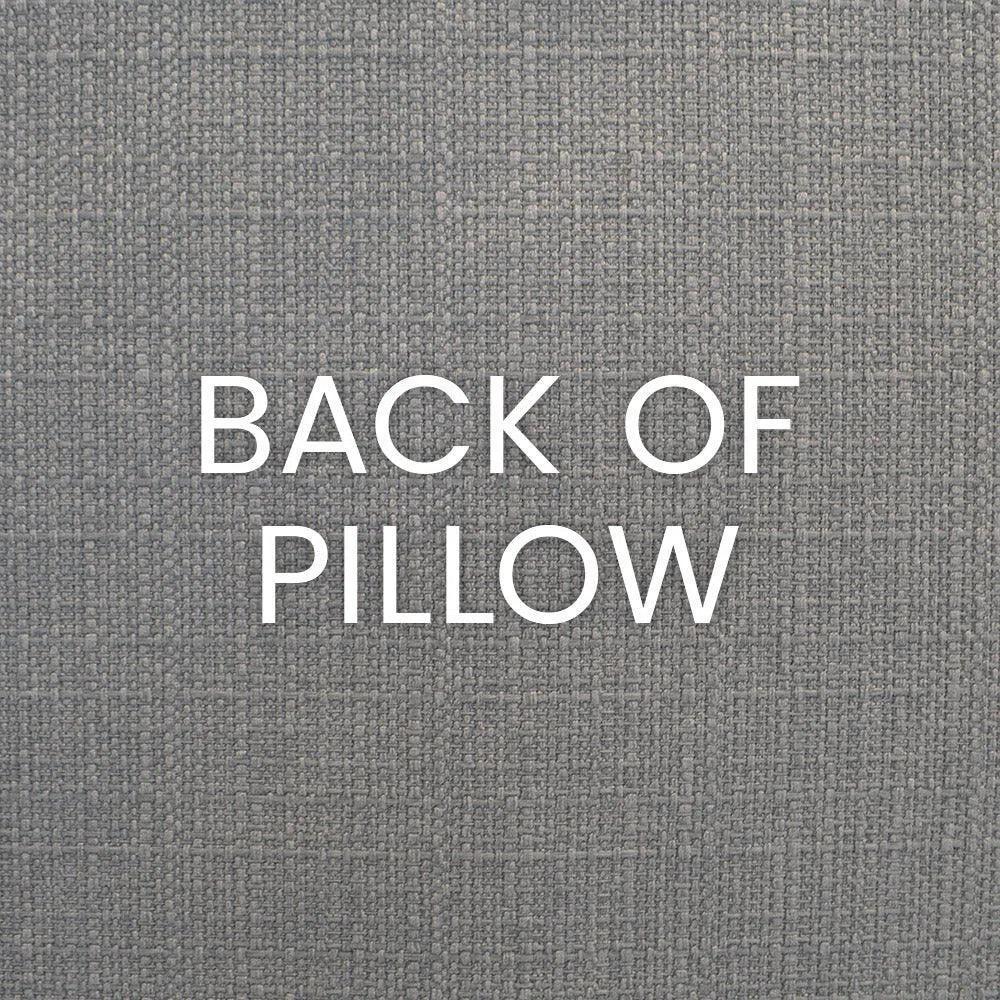 Paros Black Band Black Silver Large Throw Pillow Insert