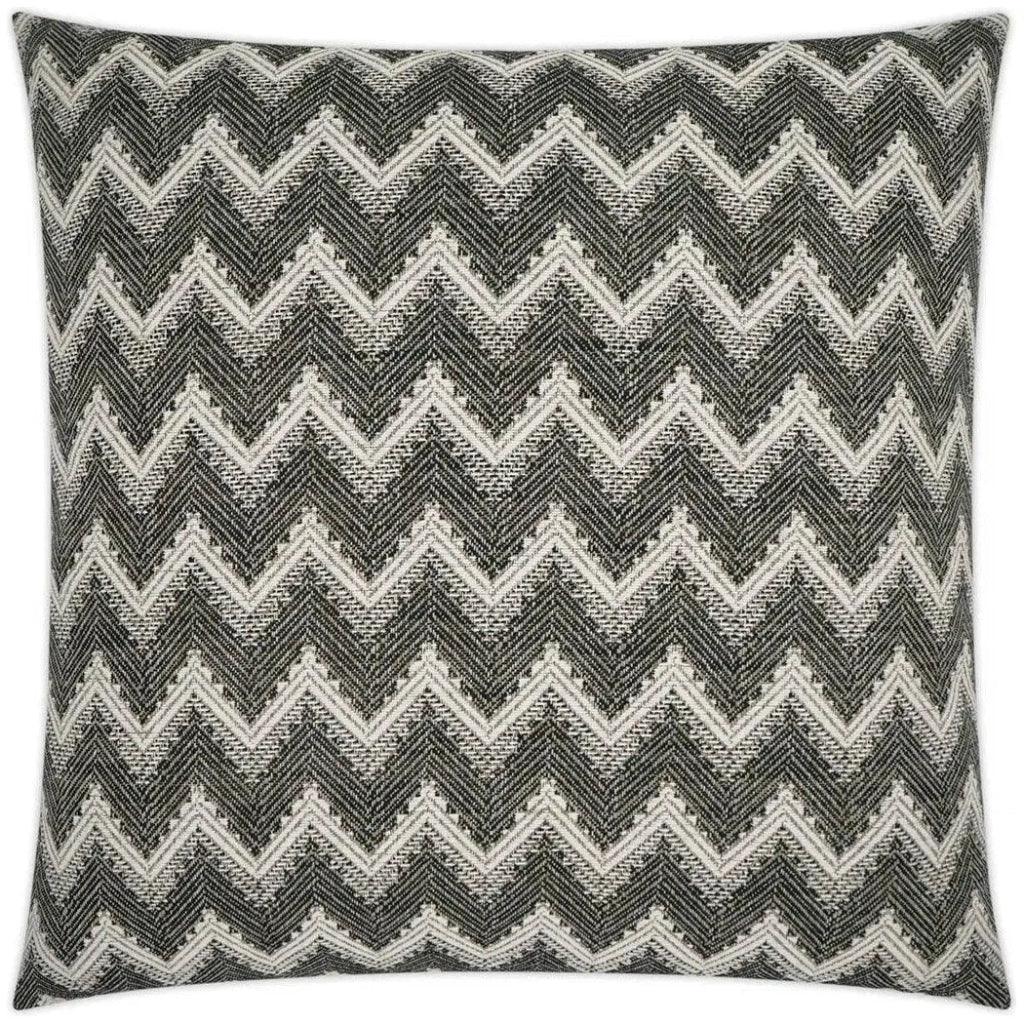Parquet Chevron Grey Large Throw Pillow Insert