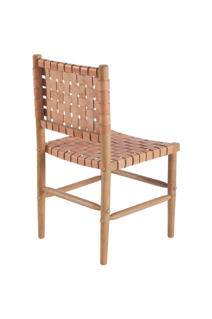 Perry Leather Armless Dining Chair