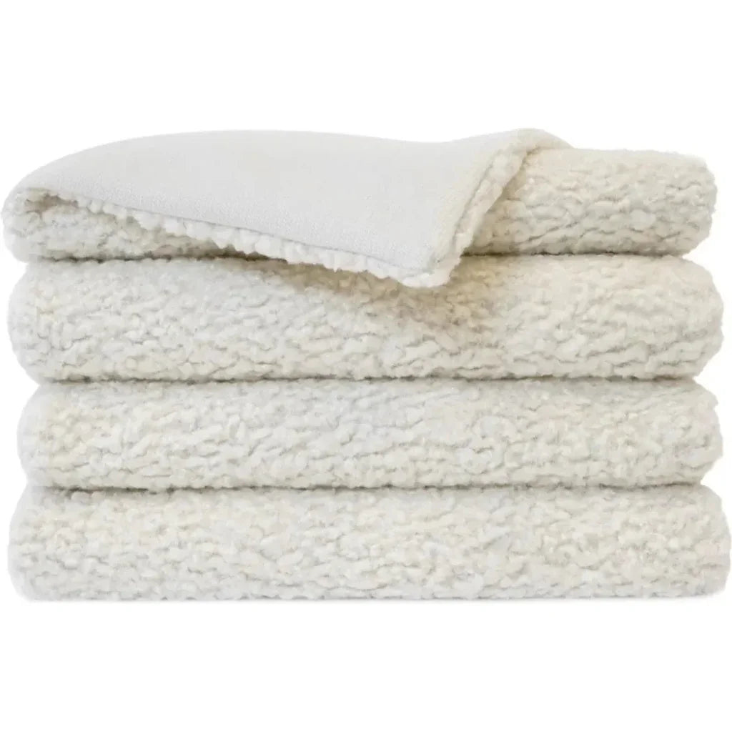Poodle Throw - Ivory
