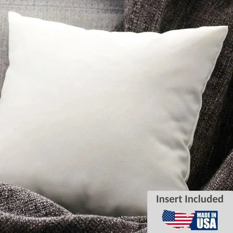 Prelude Harbor Solid Blue Large Throw Pillow Insert