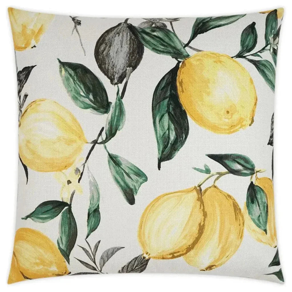 Pucker Farmhouse Yellow Large Throw Pillow Insert