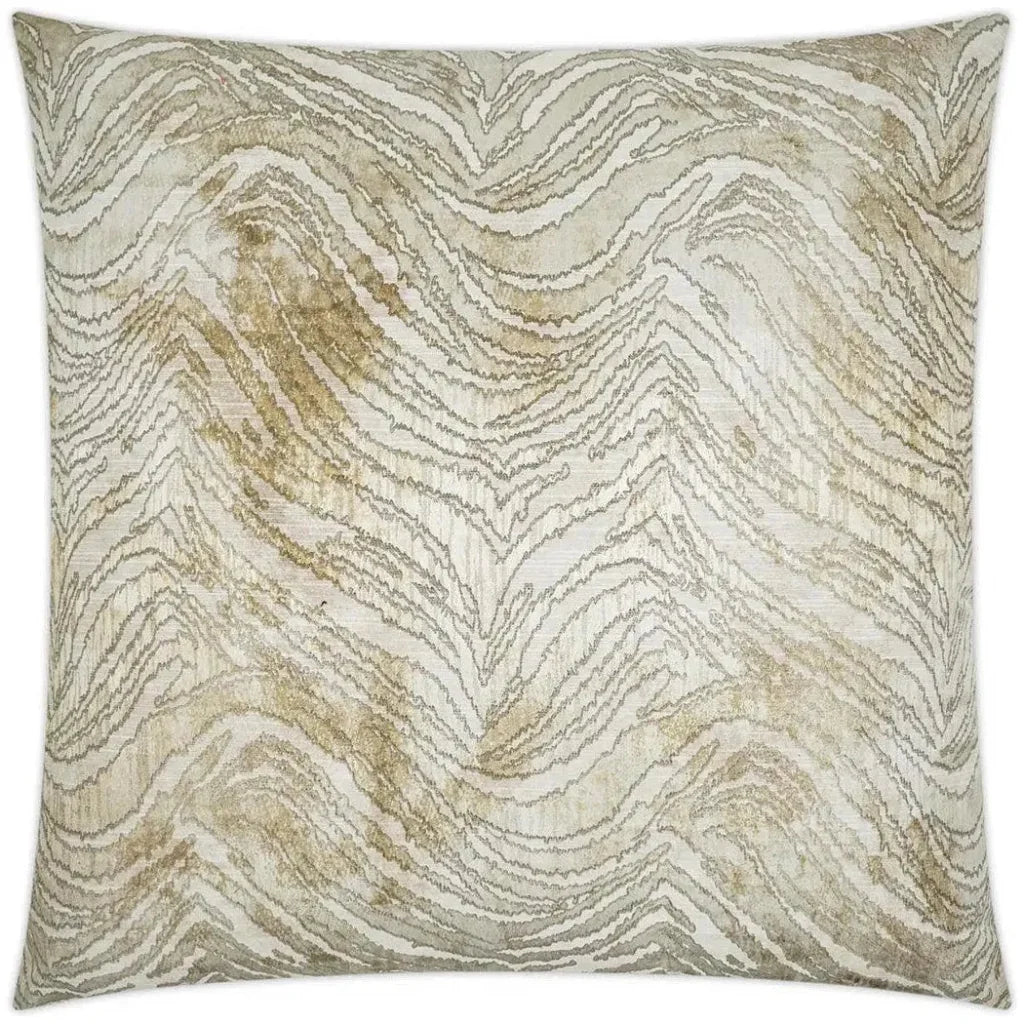 Pura Glam Abstract Gold Large Throw Pillow Insert
