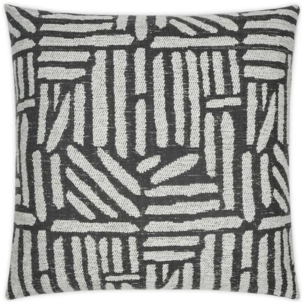 Quinn Coal Global Grey Large Throw Pillow Insert