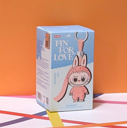 [CHOOSE YOUR LETTERS OPTION!] [IN STOCK] POPMART Labubu Pin for Love