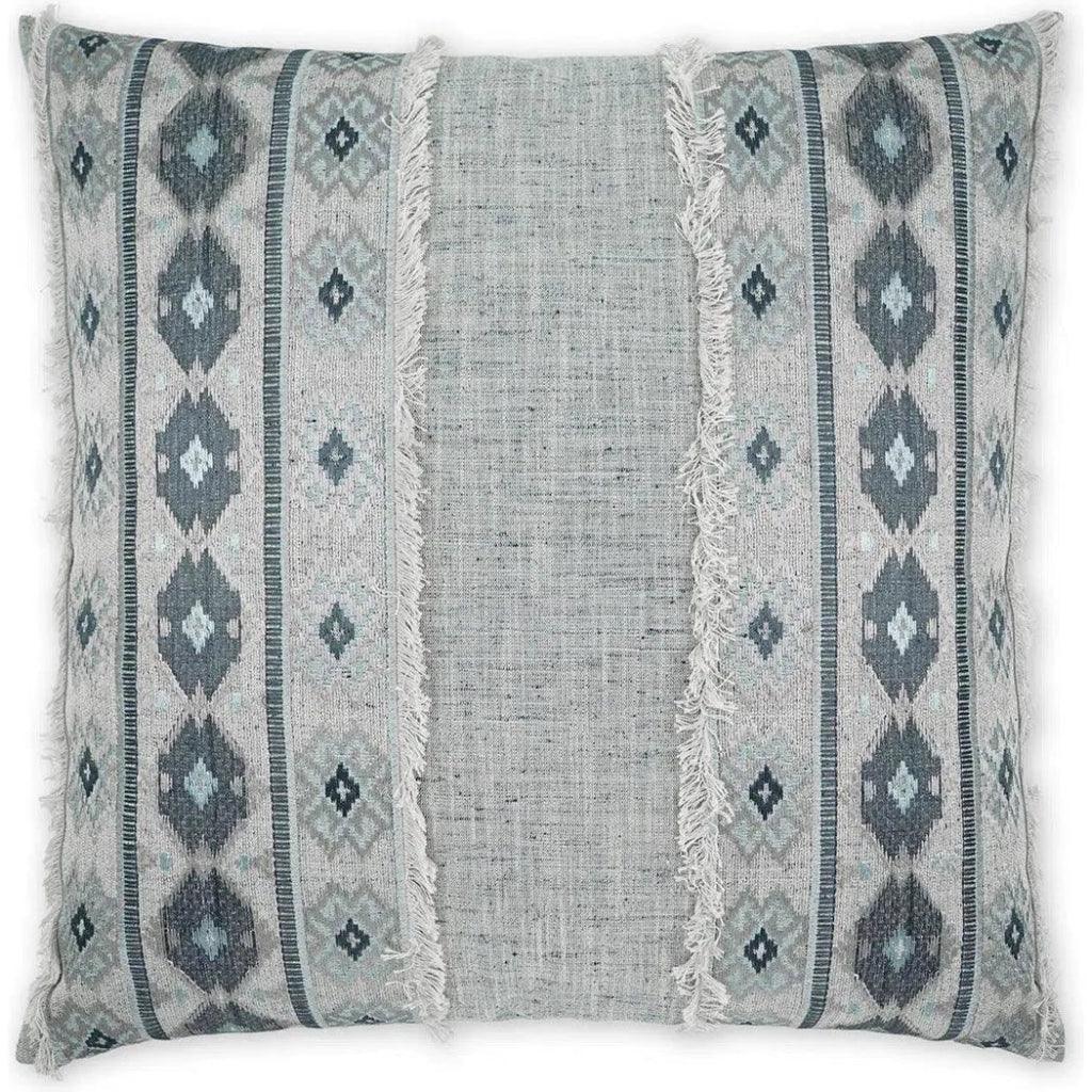 Refined Lake Embroidery Slate Large Throw Pillow Insert