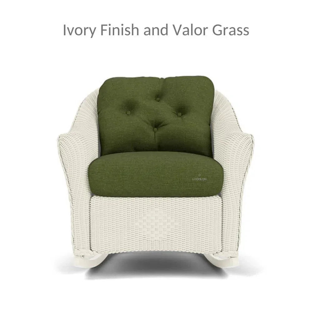 Reflections Lounge Rocker Chair with Ottoman Set 3PC