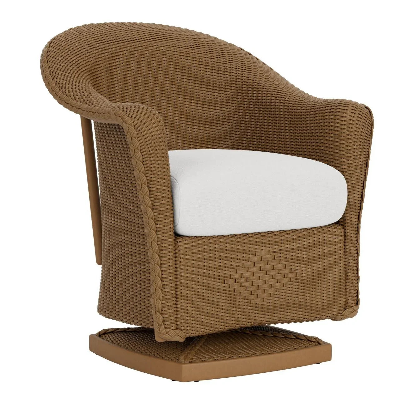 Reflections Wicker Patio Swivel Rocker Dining Chair